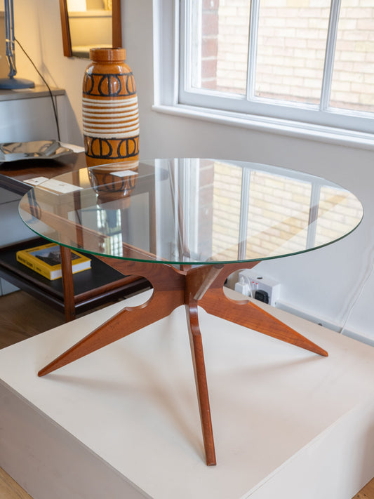 Vladimir Kagan for Sika Møbler – Spider-Legged Coffee Table in Teak, Denmark (1960s)