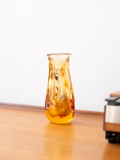 Whitefriars – Knobbly Vase in Gold (Pattern No. 9845), c.1960s