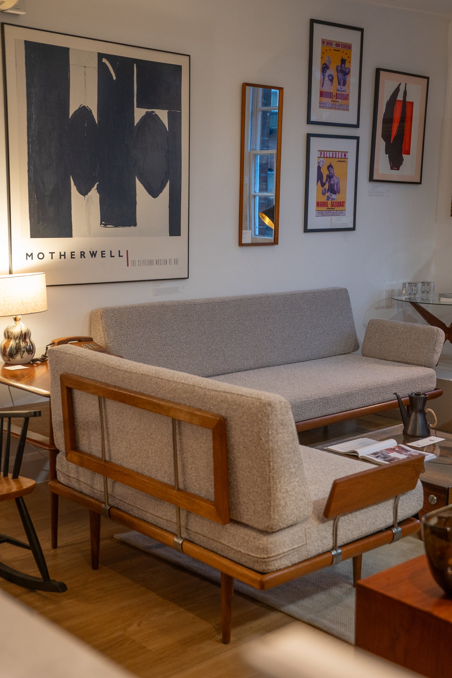 3 piece Teak Minerva Sofa Set by Peter Hvidt & Orla Mølgaard Nielsen for France & Søn, (1950s) Denmark