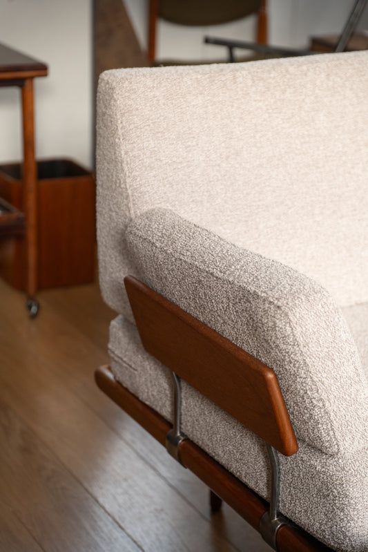 Two-seater Minerva Sofa Peter Hvidt & Orla Mølgaard Nielsen for France & Søn, (1950s) Denmark