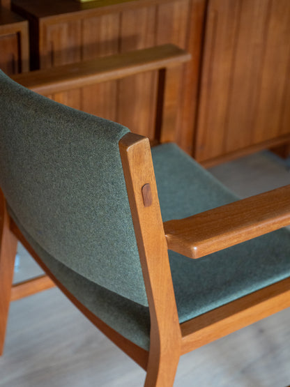 Set of 4 "AP-50" Armchairs by Hans Wegner, for A. P. Stolen (Denmark) 1960s