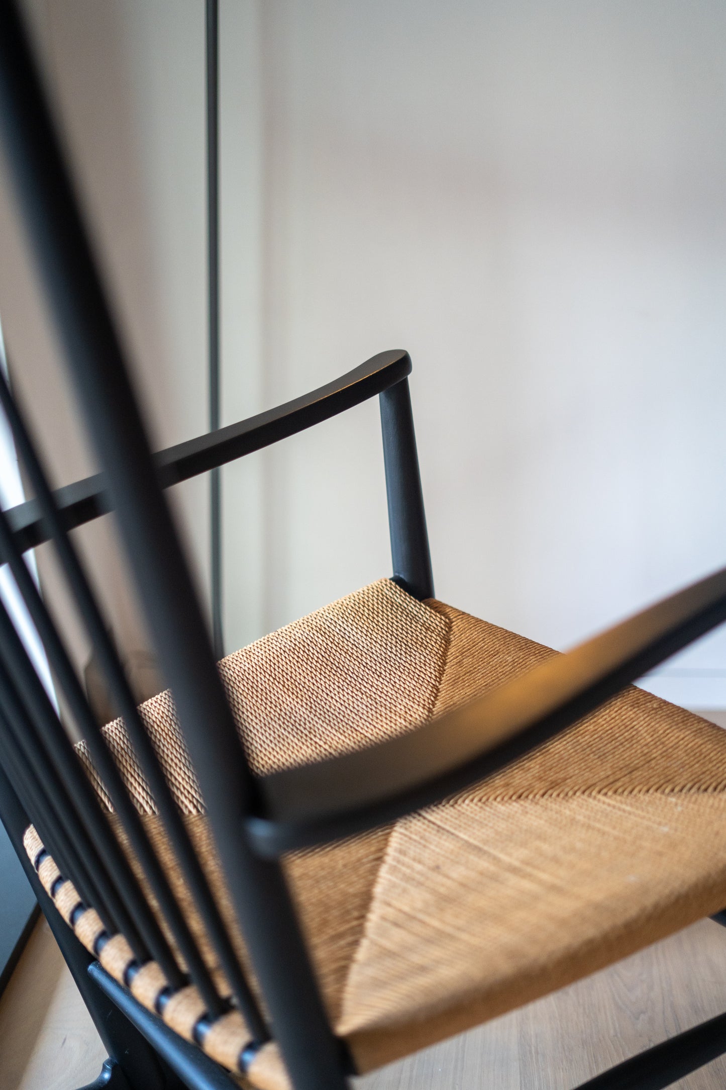 J16 Rocking Chair by Hans Wegner for FDB Mobler, (1970) Denmark