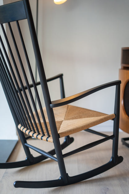 J16 Rocking Chair by Hans Wegner for FDB Mobler, (1970) Denmark