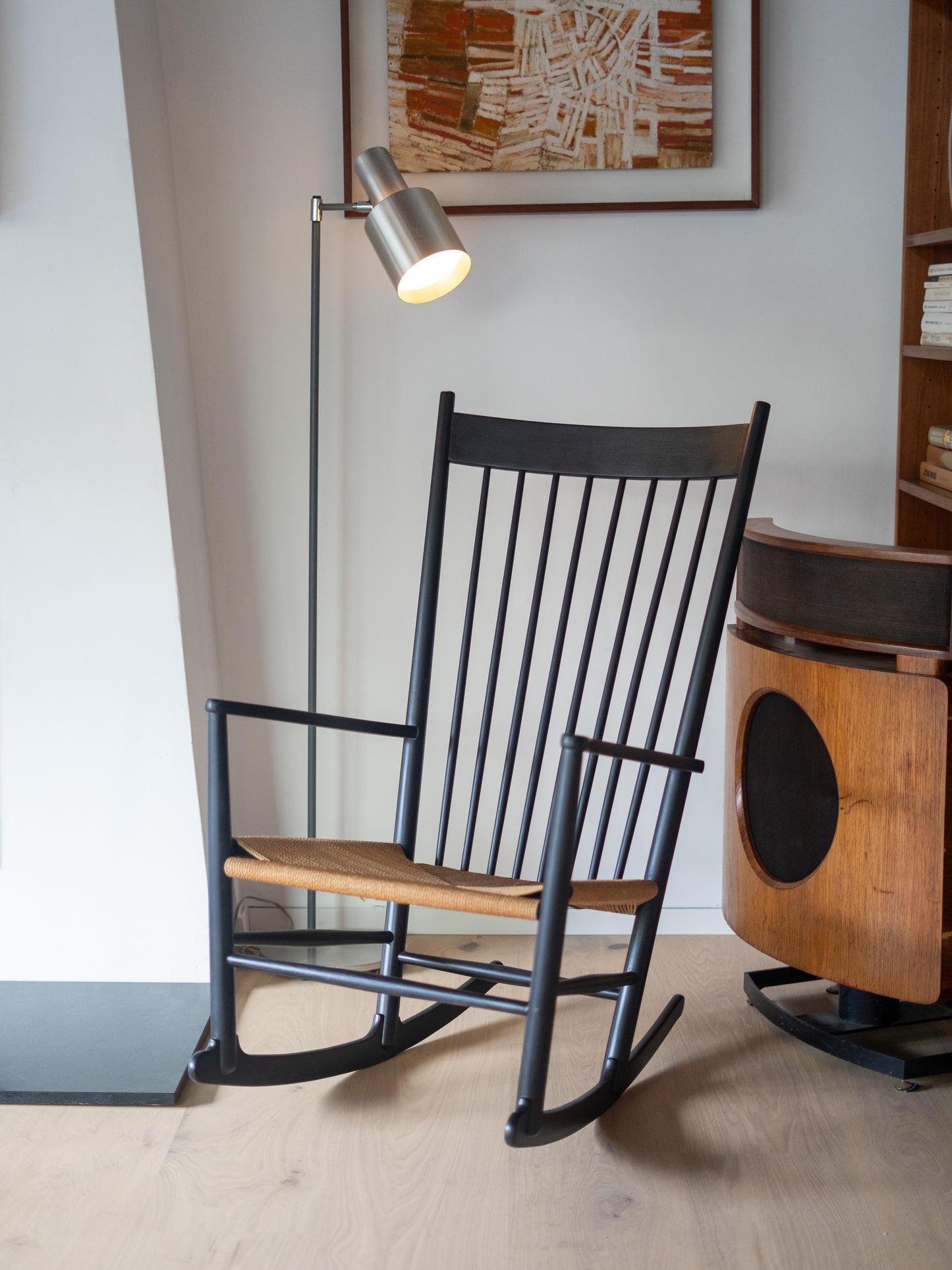 J16 Rocking Chair by Hans Wegner for FDB Mobler, (1970) Denmark