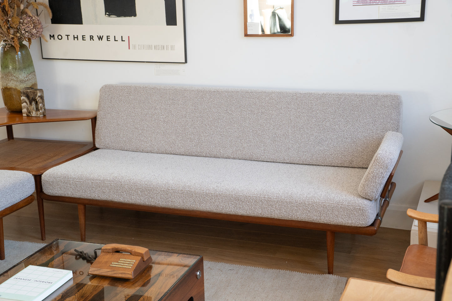 3 piece Teak Minerva Sofa Set by Peter Hvidt & Orla Mølgaard Nielsen for France & Søn, (1950s) Denmark