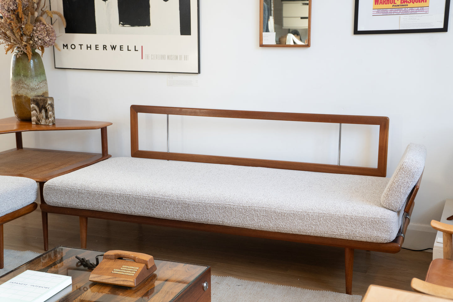 3 piece Teak Minerva Sofa Set by Peter Hvidt & Orla Mølgaard Nielsen for France & Søn, (1950s) Denmark