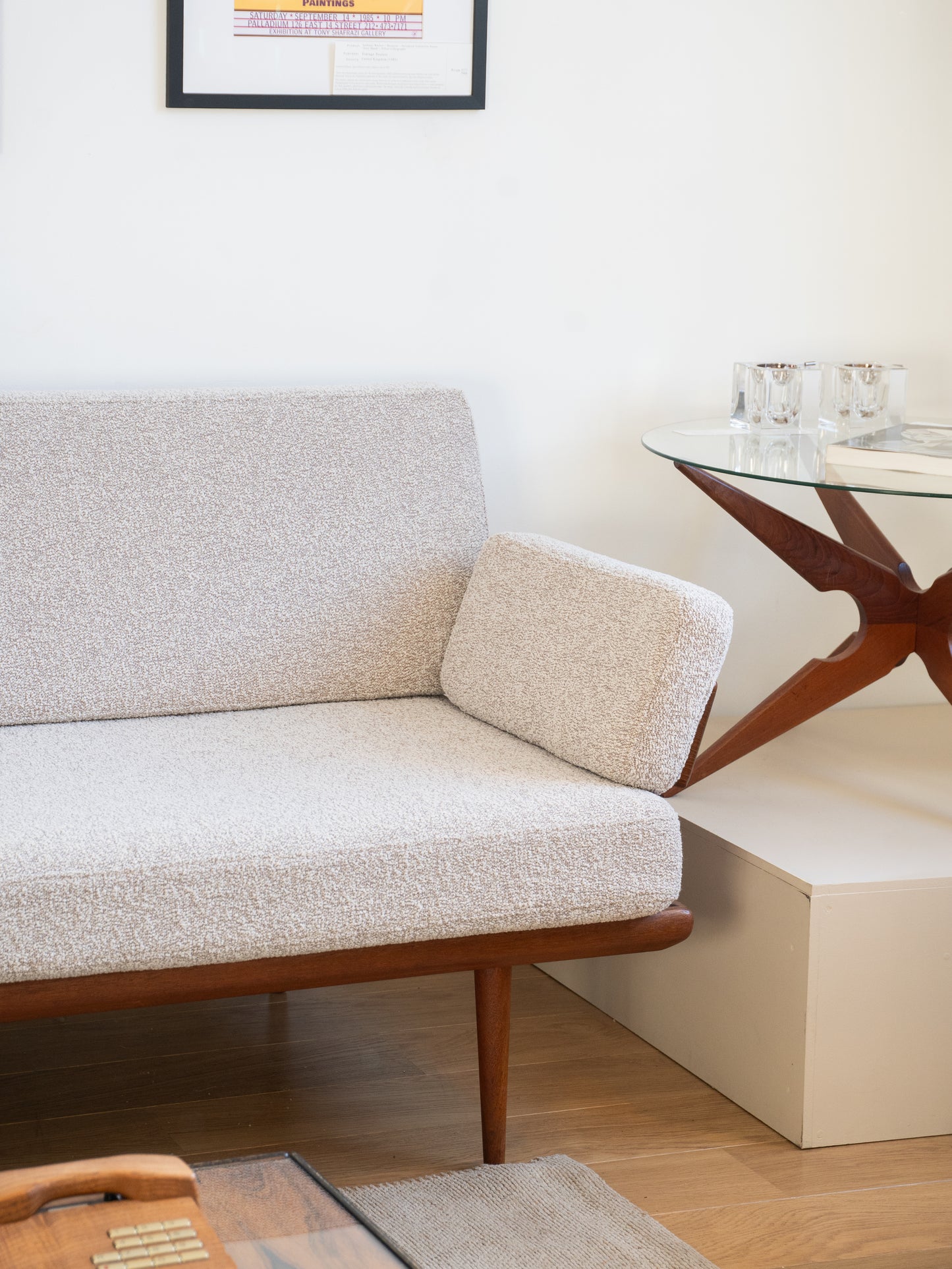 3 piece Teak Minerva Sofa Set by Peter Hvidt & Orla Mølgaard Nielsen for France & Søn, (1950s) Denmark