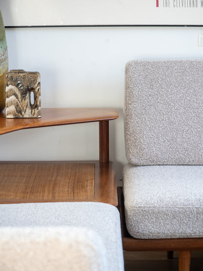 3 piece Teak Minerva Sofa Set by Peter Hvidt & Orla Mølgaard Nielsen for France & Søn, (1950s) Denmark