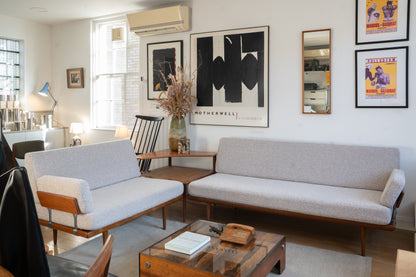 3 piece Teak Minerva Sofa Set by Peter Hvidt & Orla Mølgaard Nielsen for France & Søn, (1950s) Denmark