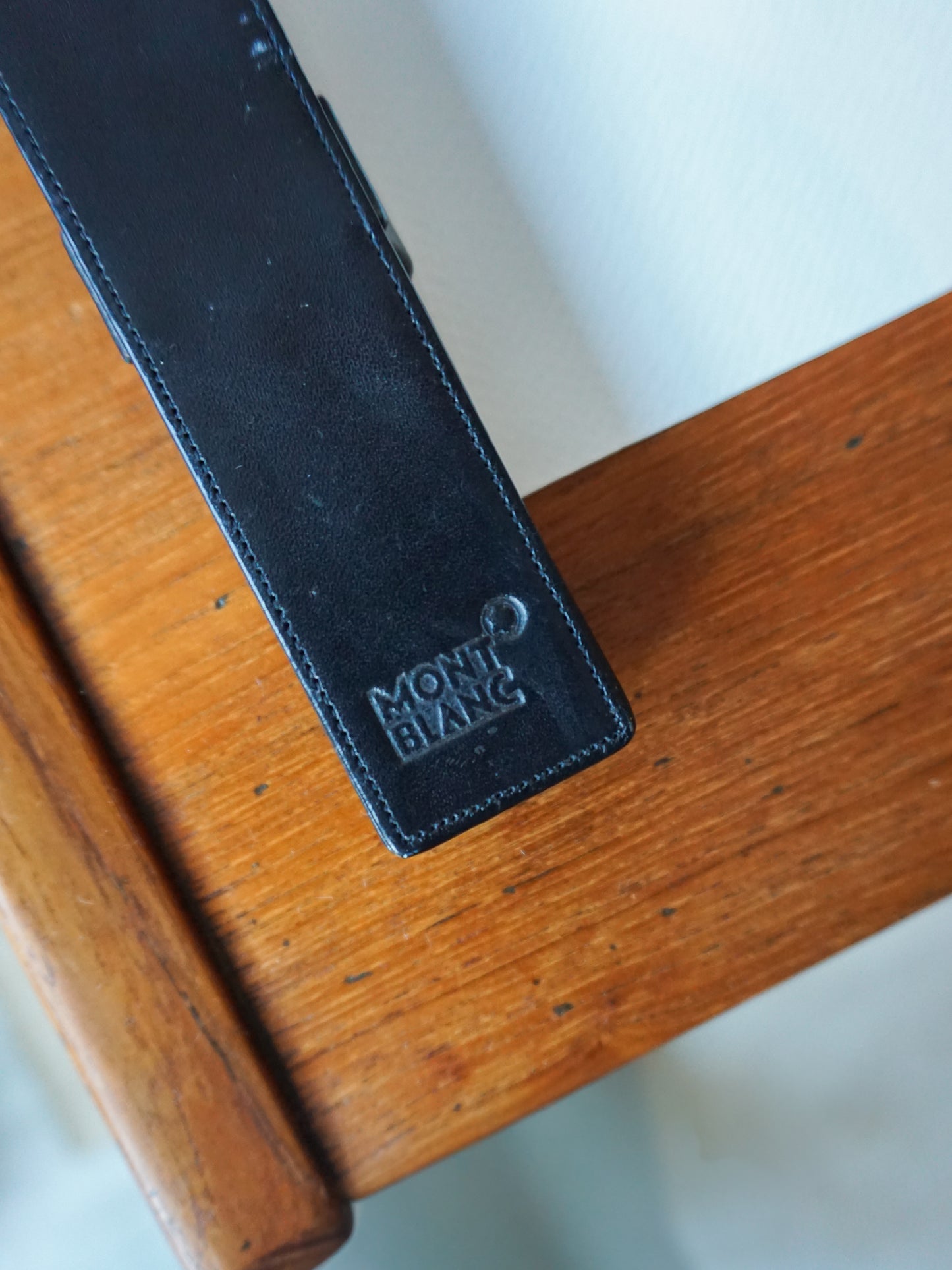 A Montblanc ballpoint pen with a Montblanc pen case (Germany)