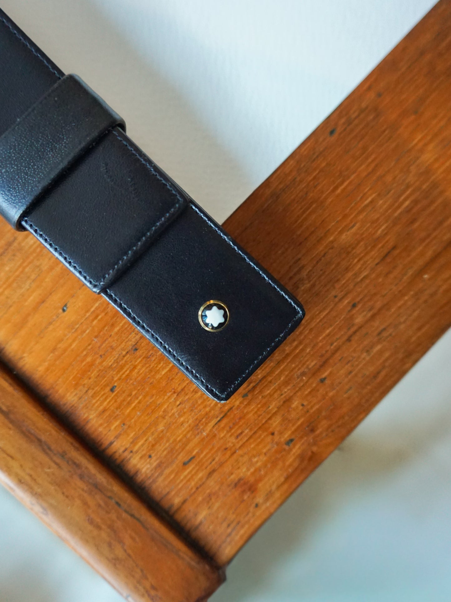 A Montblanc ballpoint pen with a Montblanc pen case (Germany)