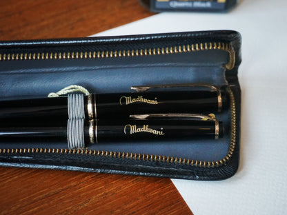 Montblanc 24 Fountain Pen & Montblanc 27 Ballpoint Pen, Original 1960/61 Set, Reconditioned, With Case & Certification