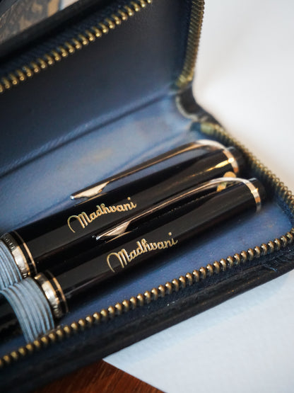 Montblanc 24 Fountain Pen & Montblanc 27 Ballpoint Pen, Original 1960/61 Set, Reconditioned, With Case & Certification