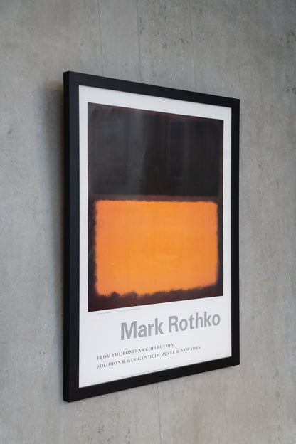 Mark Rothko: From The Postwar Collection - Guggenheim 1988 Exhibition Poster (Framed)