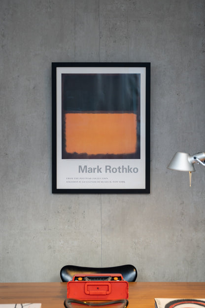 Mark Rothko: From The Postwar Collection - Guggenheim 1988 Exhibition Poster (Framed)