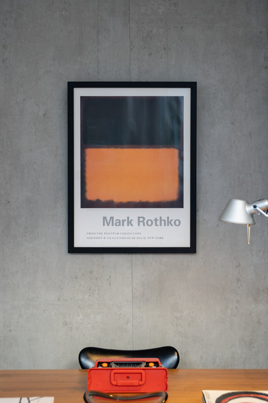 Mark Rothko: From The Postwar Collection - Guggenheim 1988 Exhibition Poster (Framed)