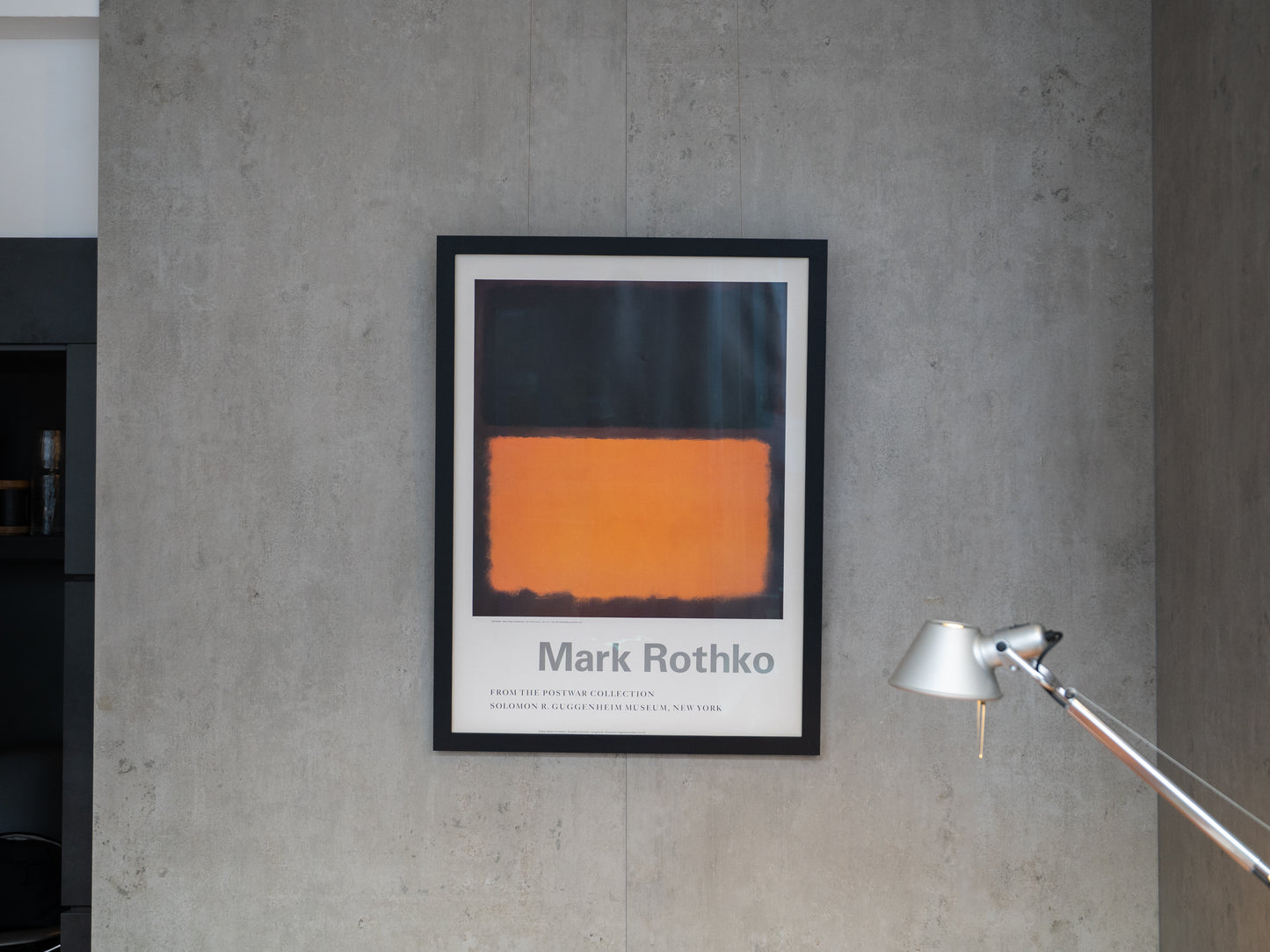 Mark Rothko: From The Postwar Collection - Guggenheim 1988 Exhibition Poster (Framed)