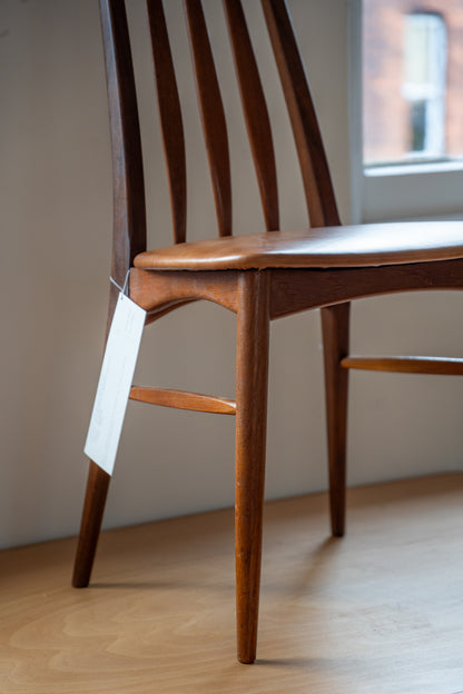 Set of Six 'Eva' Chairs by Niels Koefoed for Koefoeds Hornslet, (1960s) Denmark