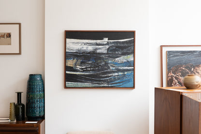 Framed Oil painting by Anthony Curtis  - Arctic Race 1963/64 (UK)
