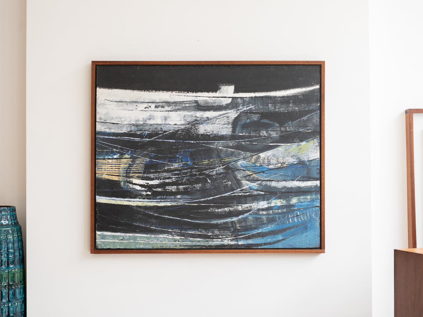 Framed Oil painting by Anthony Curtis  - Arctic Race 1963/64 (UK)