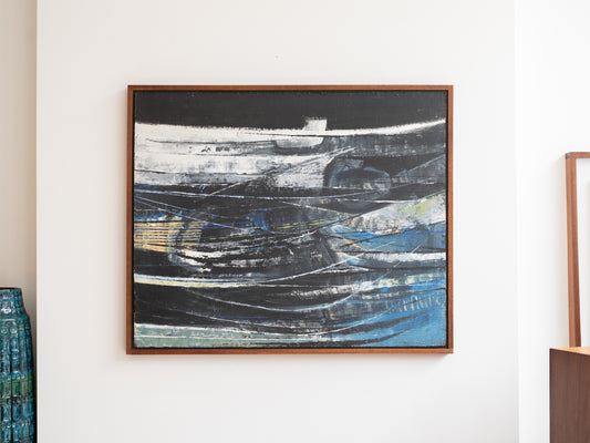 Framed Oil painting by Anthony Curtis  - Arctic Race 1963/64 (UK)