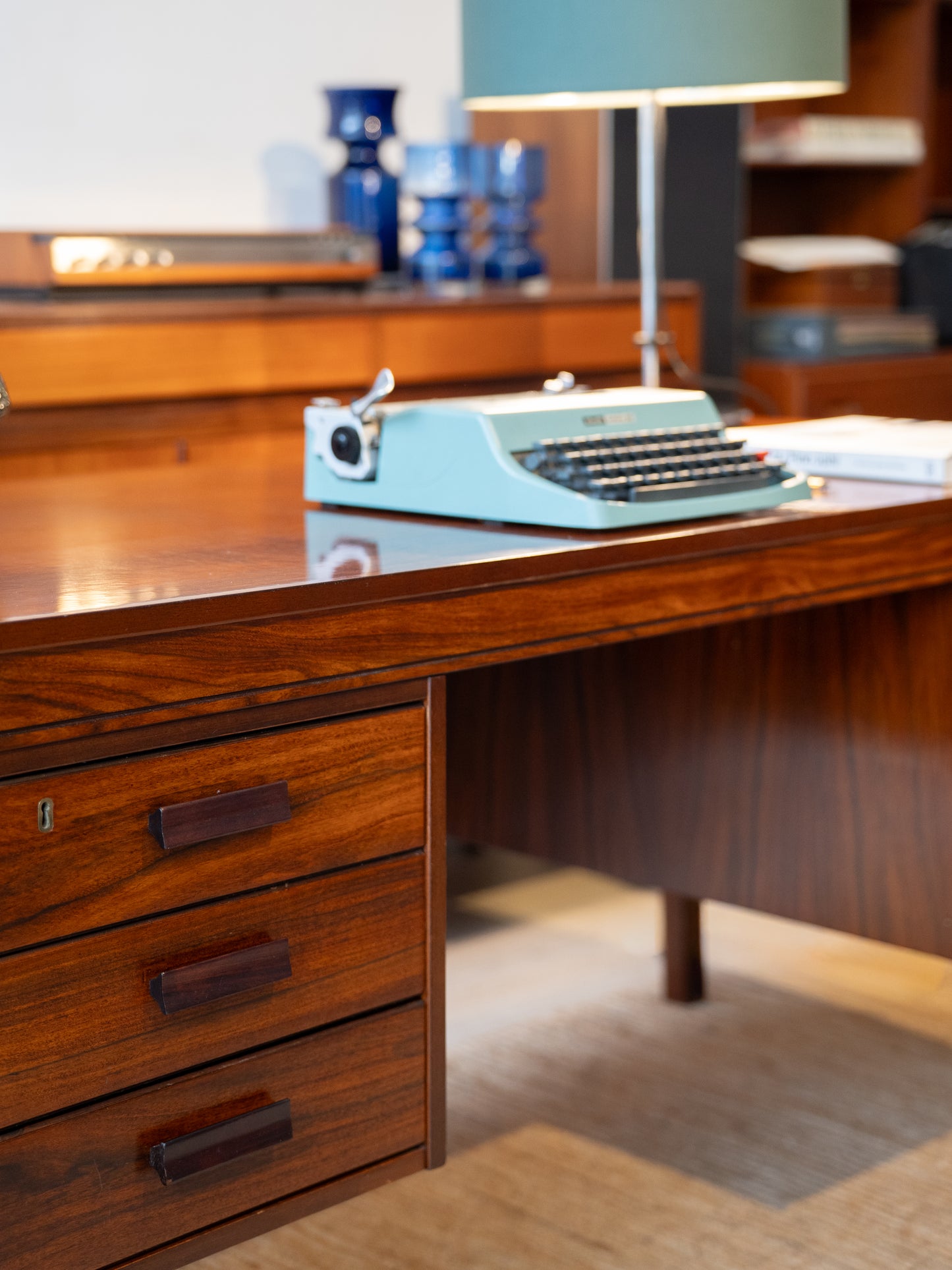 Rosewood Desk by P.S. Heggen of Norway, Norway (1970s)