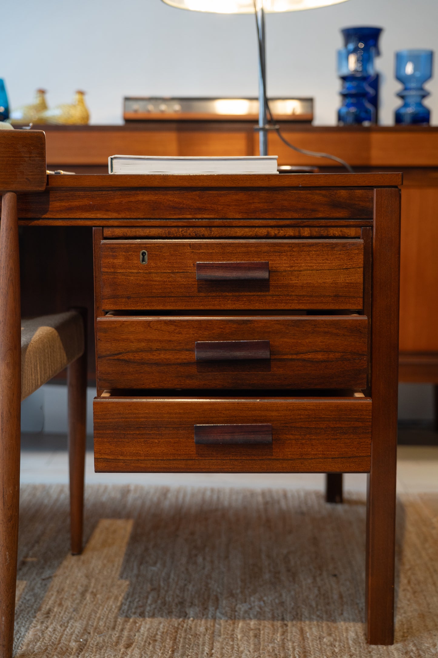 Rosewood Desk by P.S. Heggen of Norway, Norway (1970s)