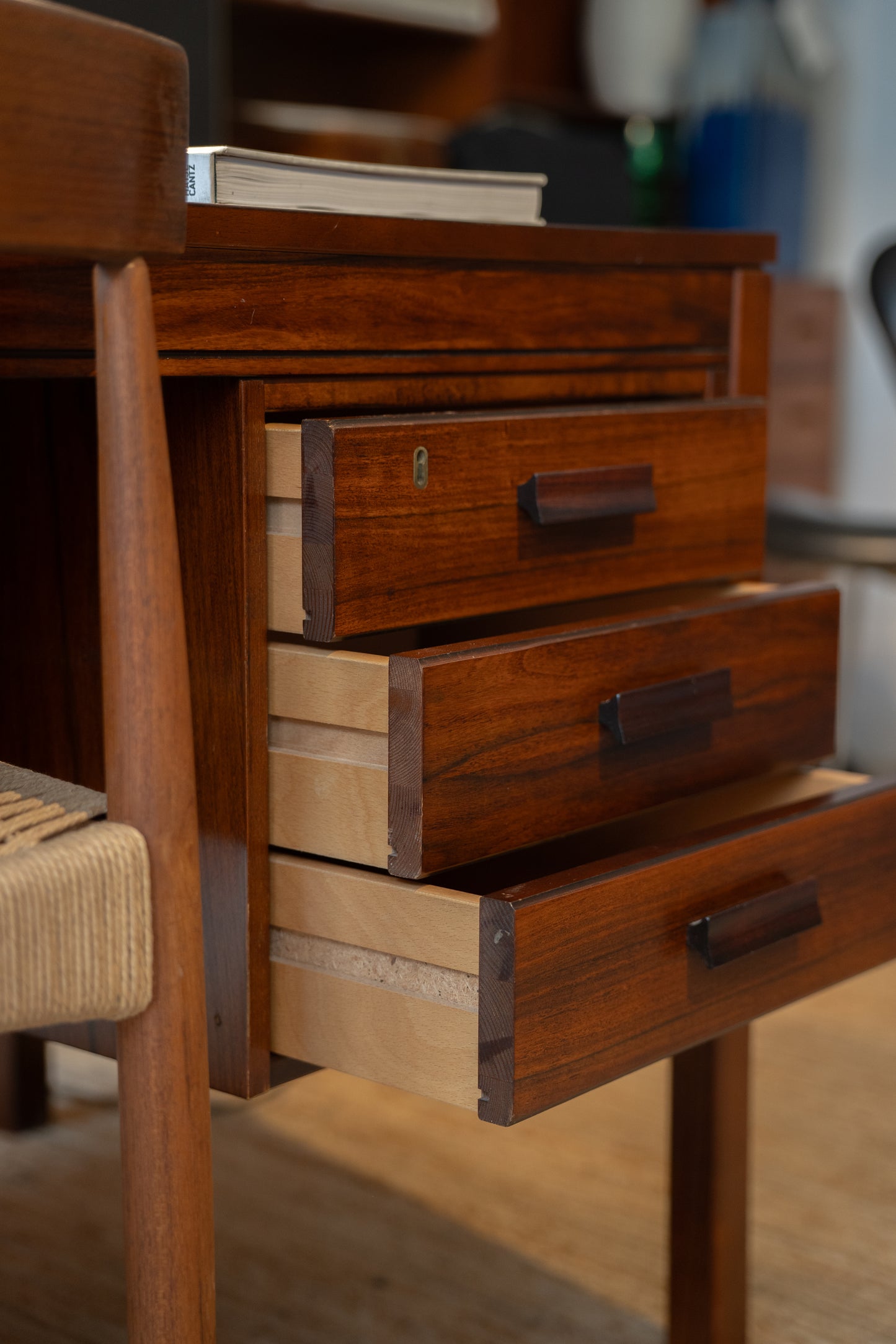 Rosewood Desk by P.S. Heggen of Norway, Norway (1970s)