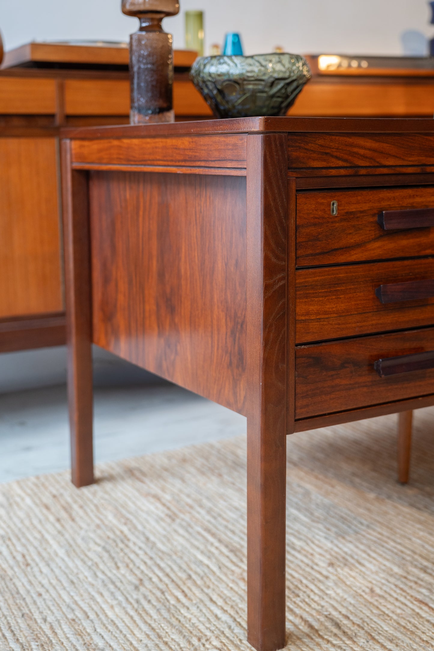 Rosewood Desk by P.S. Heggen of Norway, Norway (1970s)