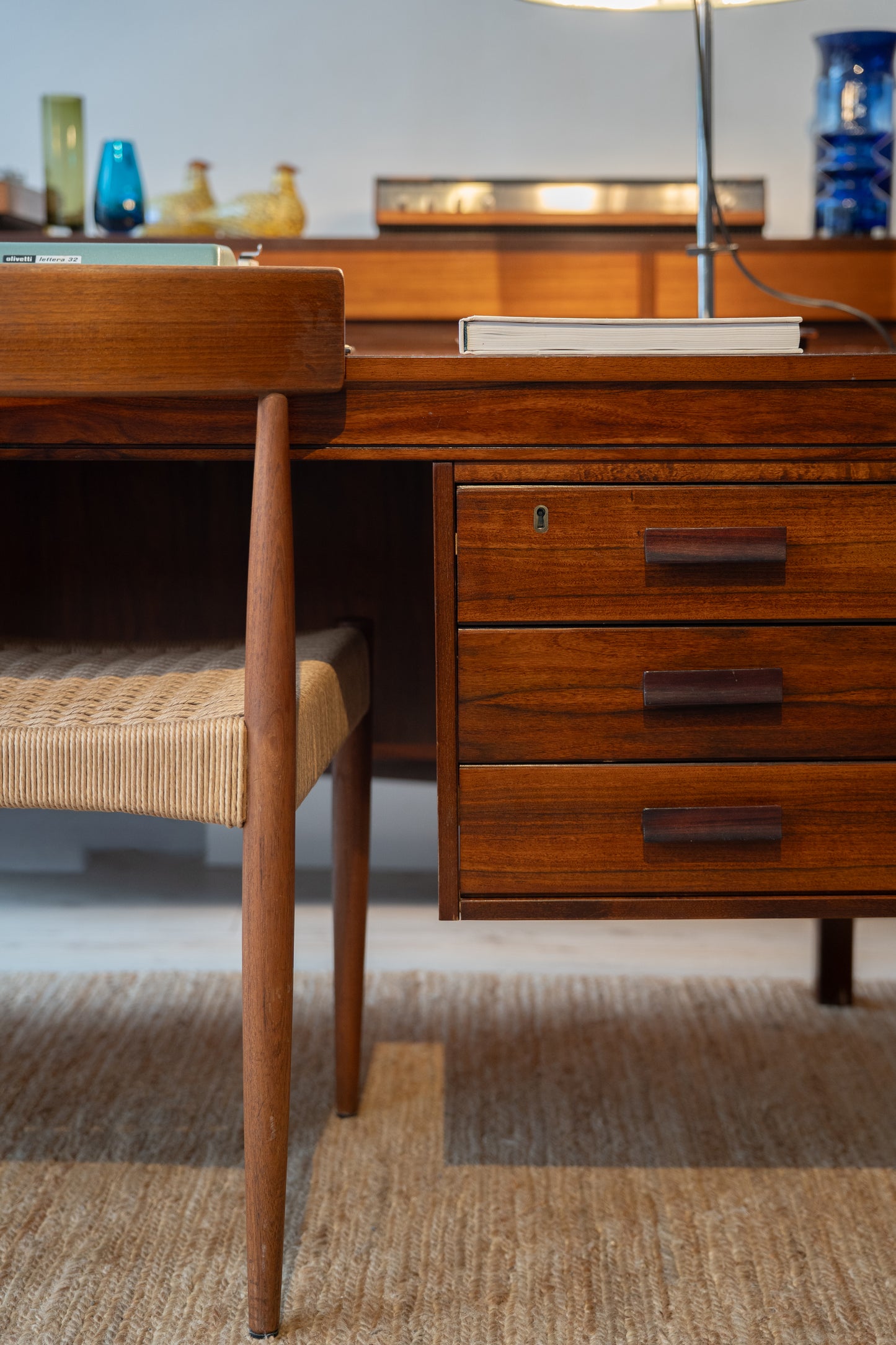 Rosewood Desk by P.S. Heggen of Norway, Norway (1970s)
