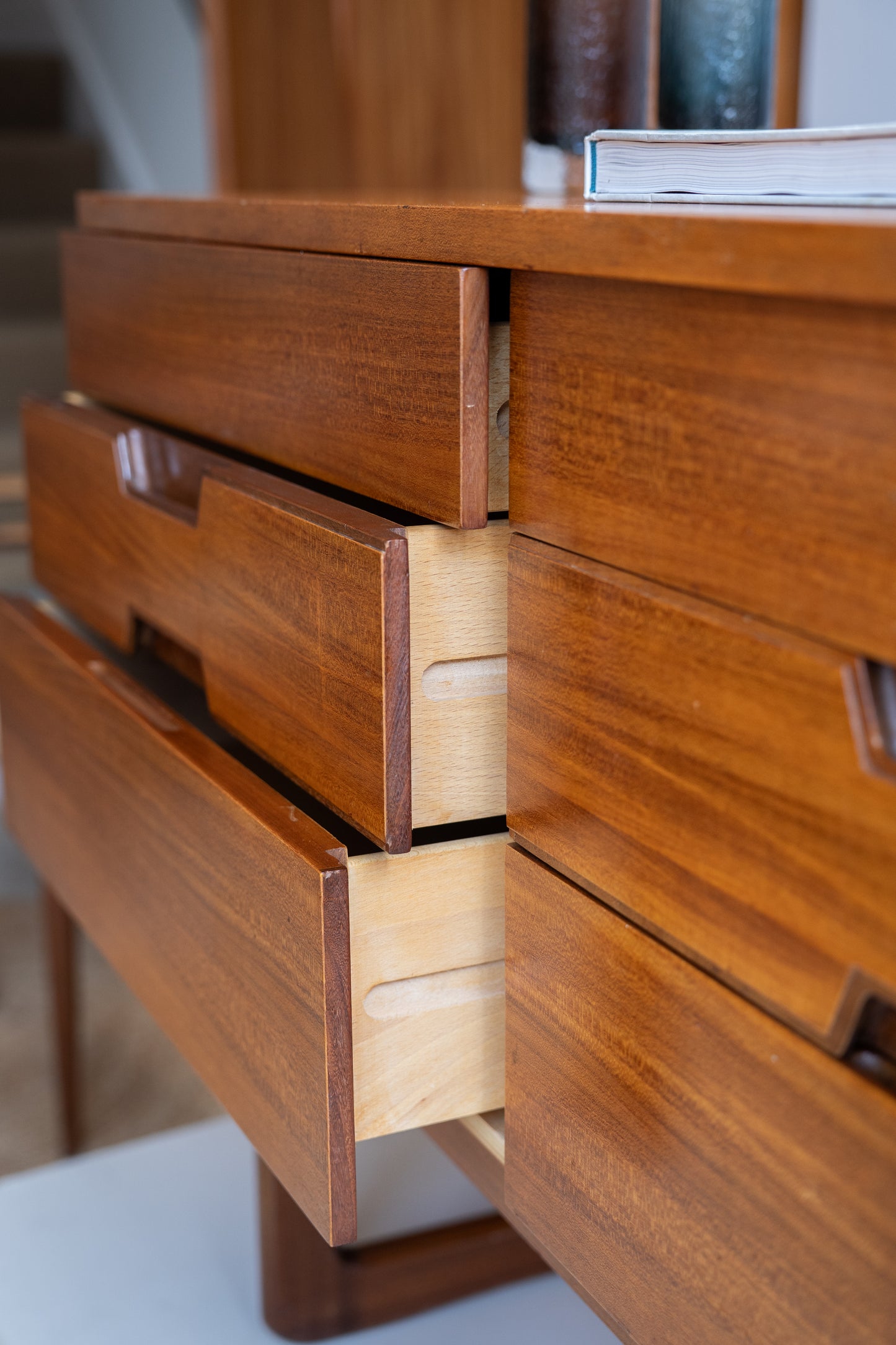 'Q Range' Teak Mini Sideboard by Günther Hoffstead for Uniflex Furniture (1960s) UK