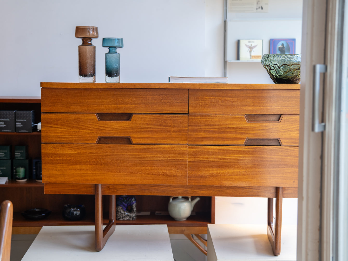 'Q Range' Teak Mini Sideboard by Günther Hoffstead for Uniflex Furniture (1960s) UK