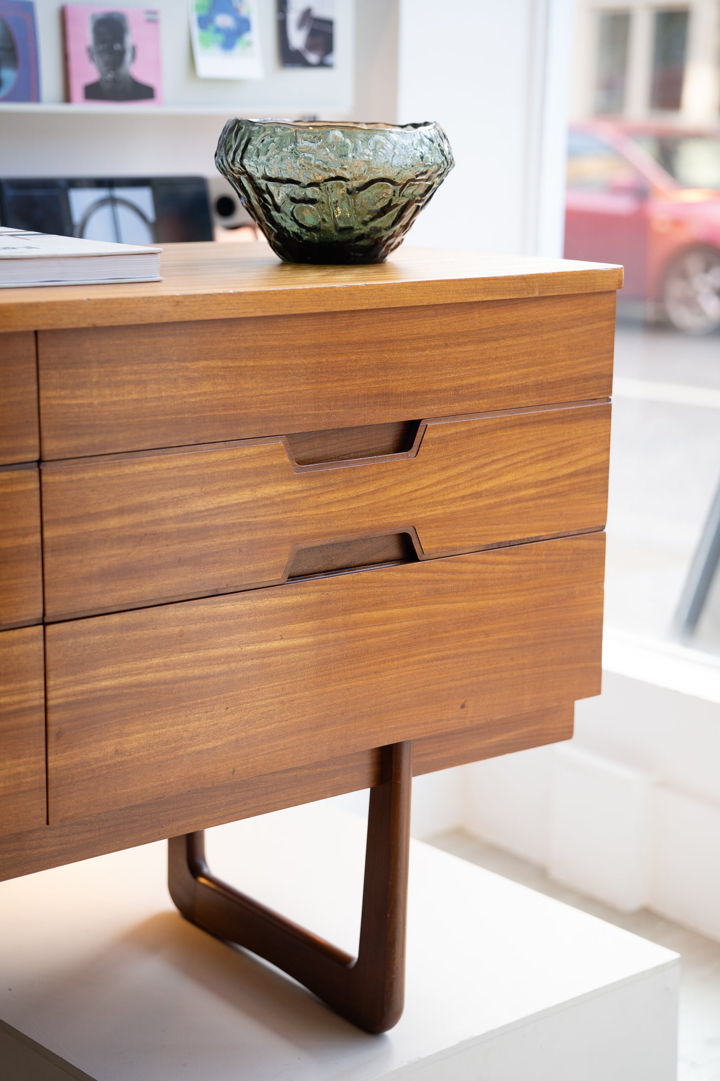 'Q Range' Teak Mini Sideboard by Günther Hoffstead for Uniflex Furniture (1960s) UK