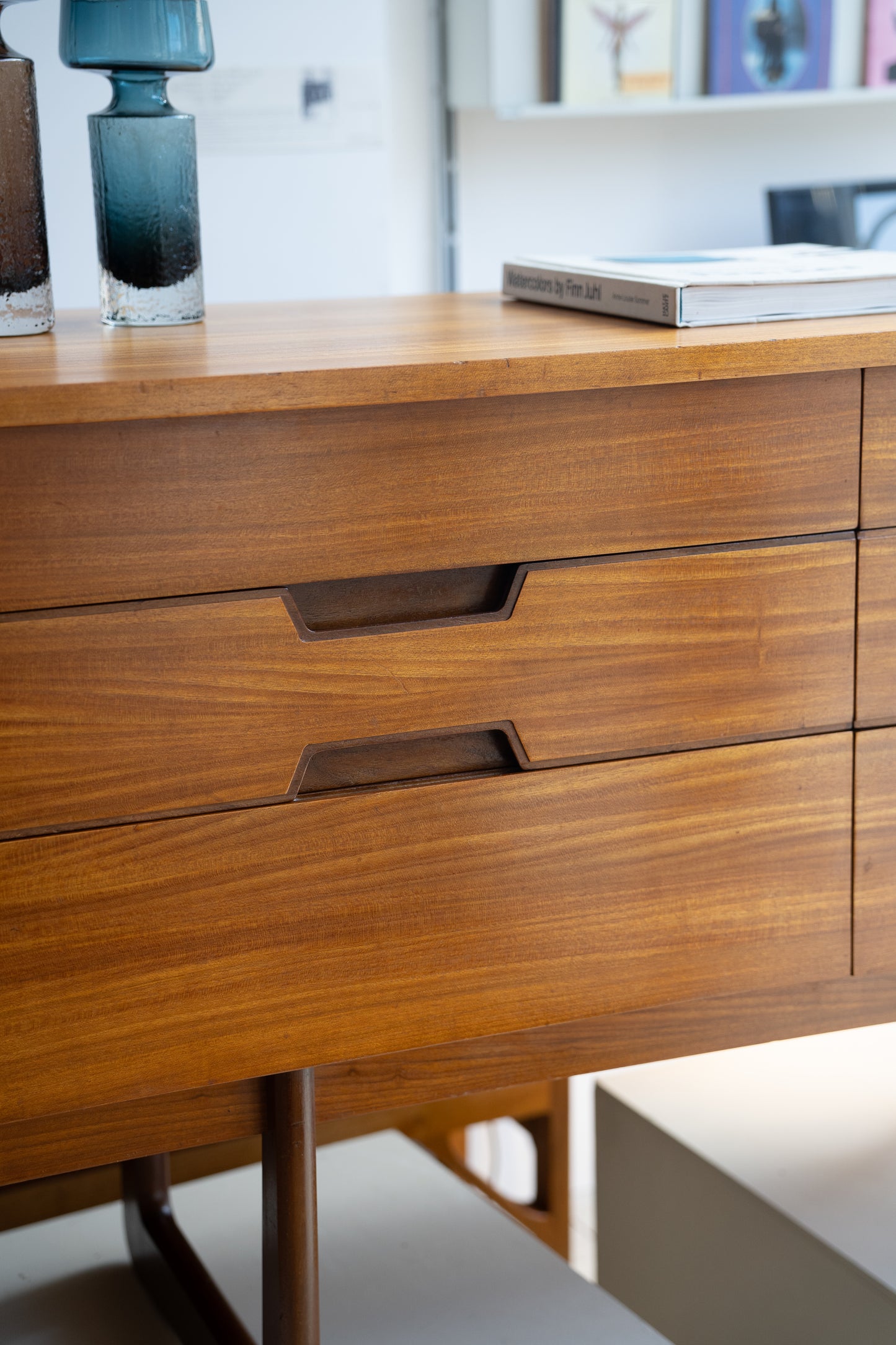 'Q Range' Teak Mini Sideboard by Günther Hoffstead for Uniflex Furniture (1960s) UK