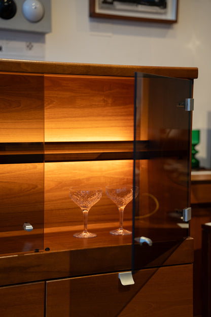 Illuminated Teak Display Cabinet, attributed to White & Newton (1960s) UK
