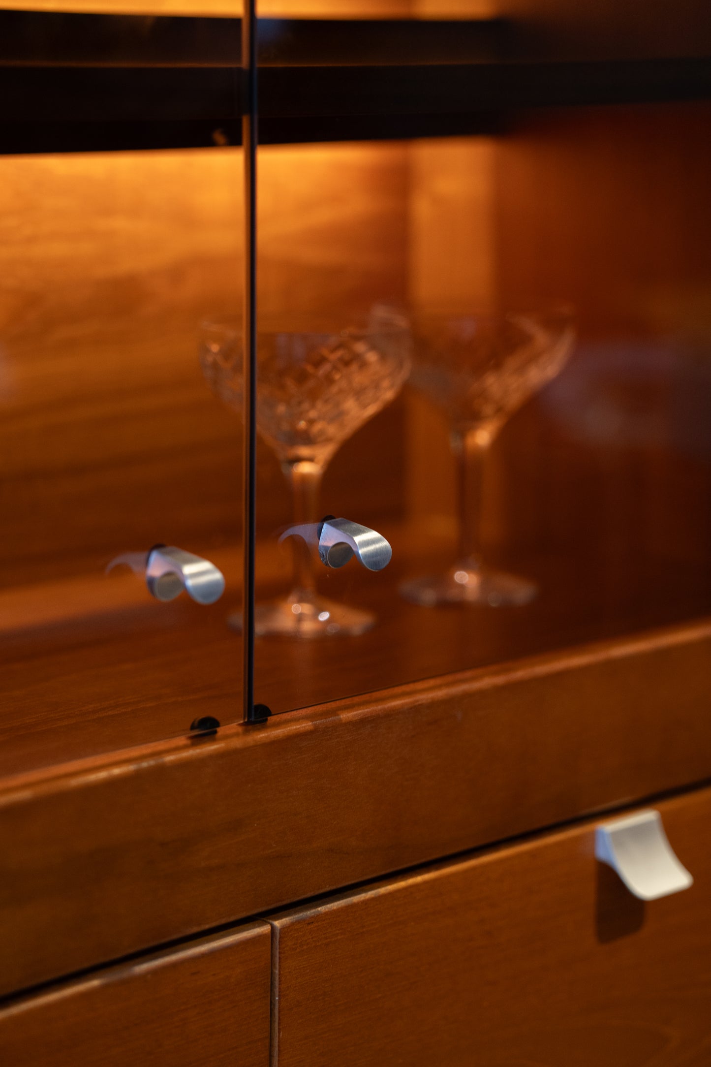 Illuminated Teak Display Cabinet, attributed to White & Newton (1960s) UK
