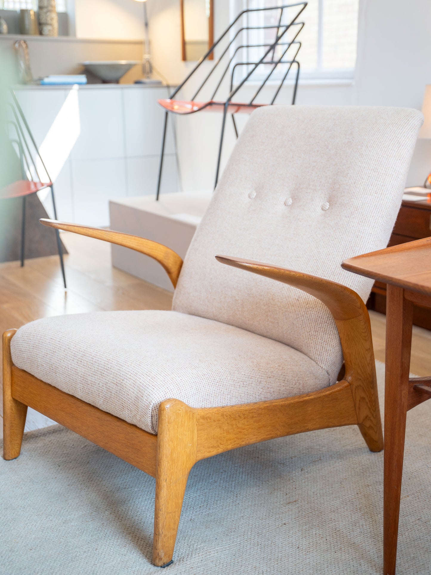 Teak & Beech Armchair by Rastad & Relling for Gibson & Slater (UK) 1960s