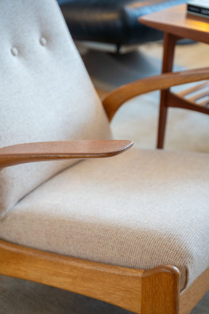 Teak & Beech Armchair by Rastad & Relling for Gibson & Slater (UK) 1960s