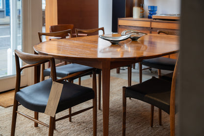 Rosewood Extending Table by Henry Rosengren Hansen for Brande Møbelindustri, (1960s) Denmark