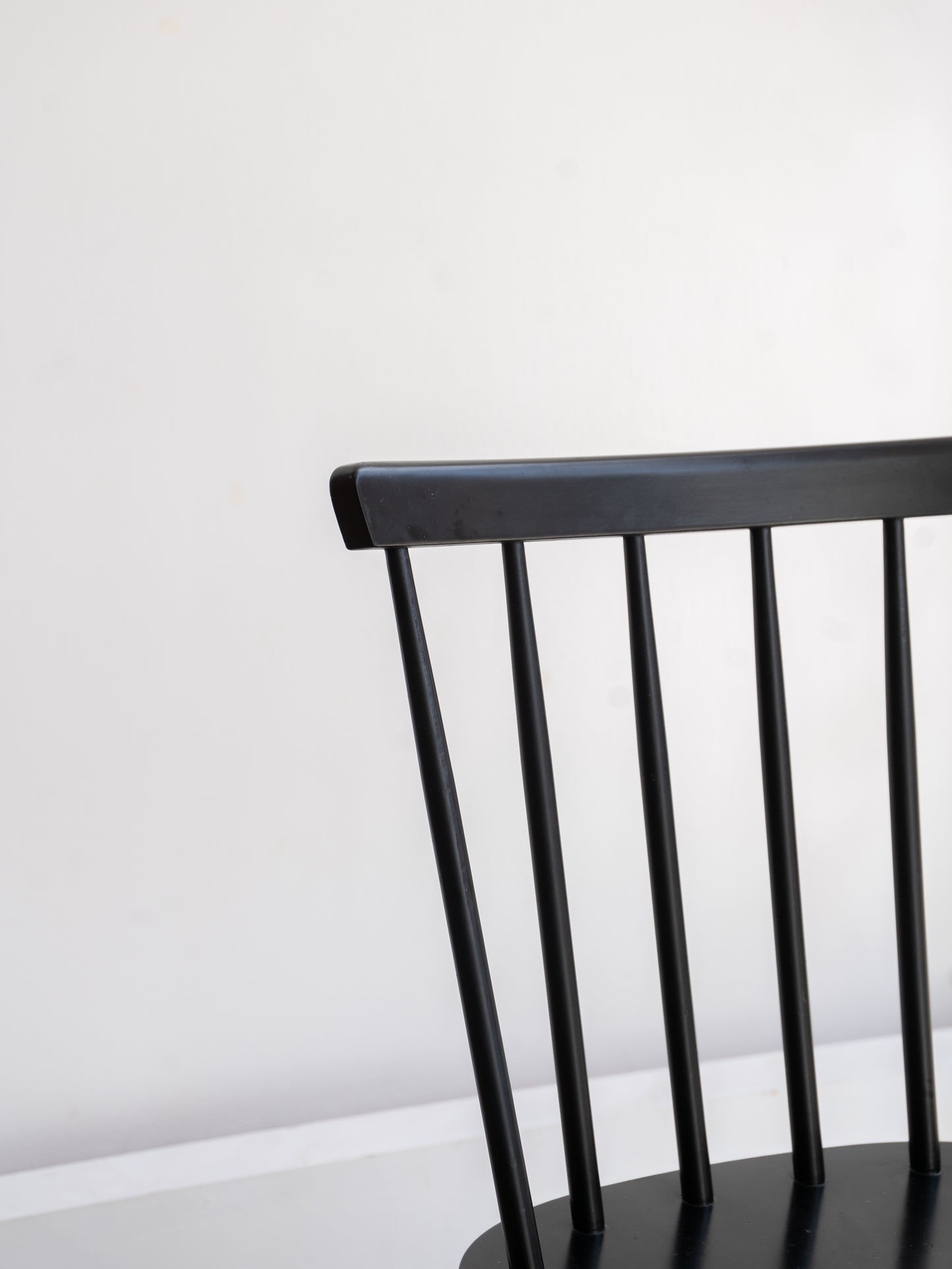 Ebonised Stick Back Chair by Ky Varjonen, (1950s) Finland