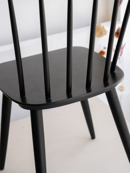 Ebonised Stick Back Chair by Ky Varjonen, (1950s) Finland