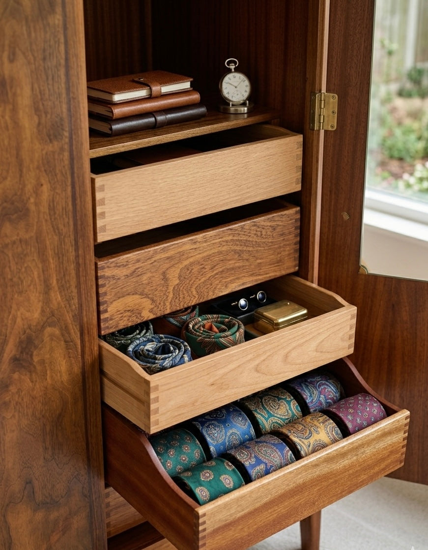 Walnut Wardrobe by Vanson, United Kingdom, 1960s