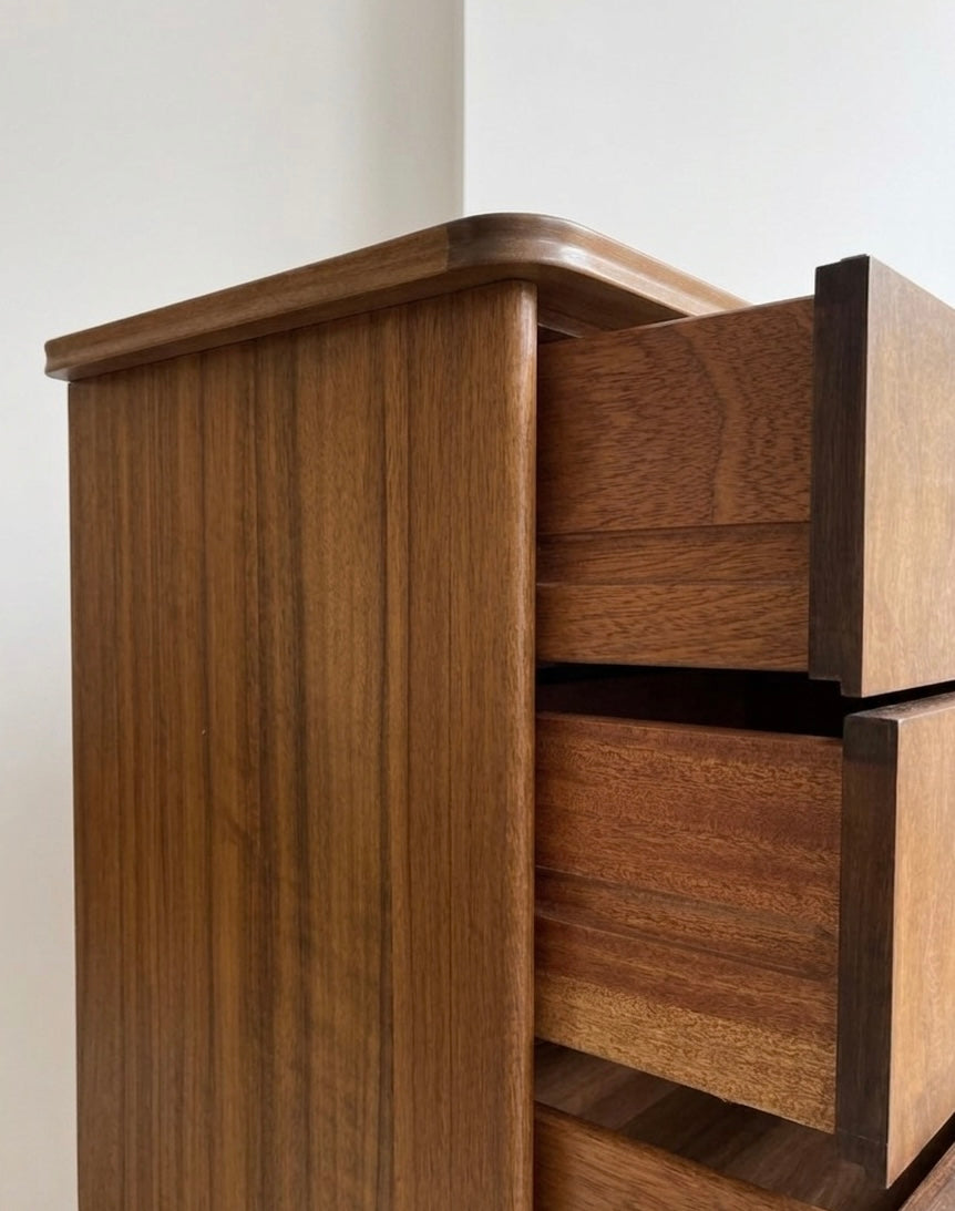 1950s Walnut Chest Of Drawers by Vanson (UK)