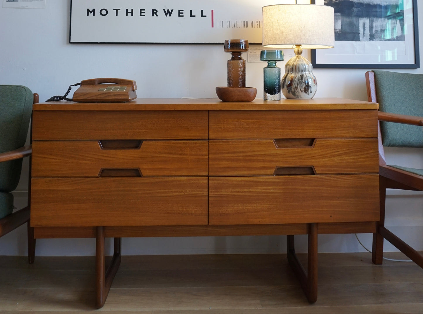 'Q Range' Teak Mini Sideboard by Günther Hoffstead for Uniflex Furniture (1960s) UK
