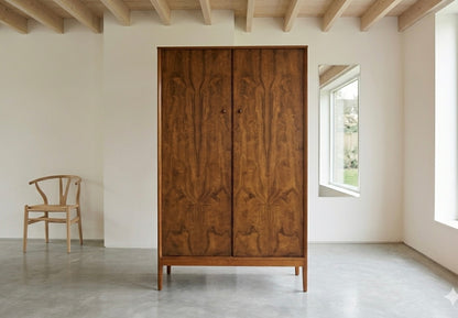Walnut Wardrobe by Vanson, United Kingdom, 1960s