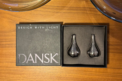Dansk “Design with Light” Teardrop Candle Holders By Jens Quistgaard · Original boxed set