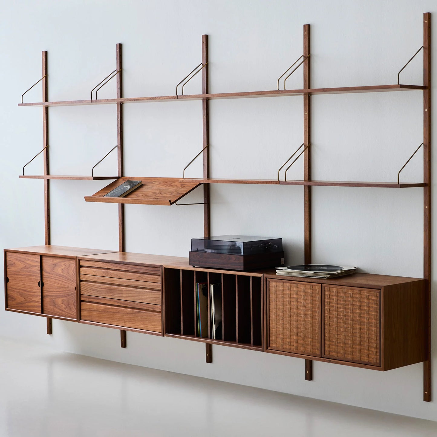 Poul Cadovious Large Teak Royal System (Denamrk) 1960s