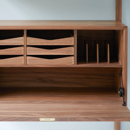 Poul Cadovious Large Teak Royal System (Denamrk) 1960s