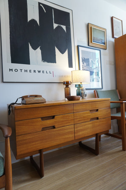 'Q Range' Teak Mini Sideboard by Günther Hoffstead for Uniflex Furniture (1960s) UK