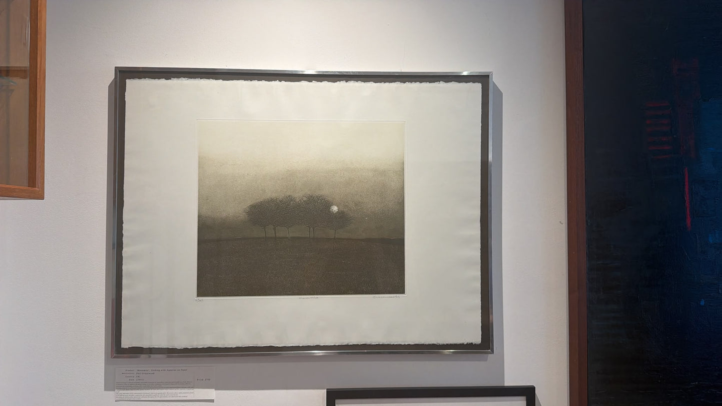 'Moonmist' (1975) Phil Greenwood (b.1943) Etching with Aquatint on Paper